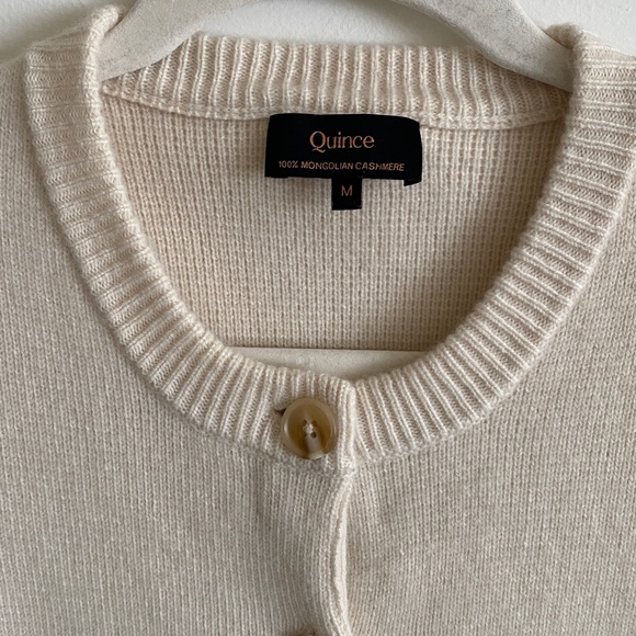 Quince Mongolian Cashmere Structured Cardigan - Picture 2 of 6